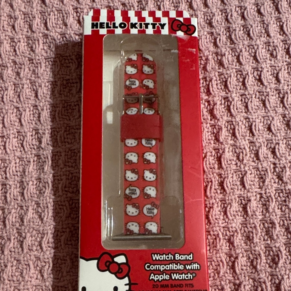 Hello Kitty Red and White Apple Watch Band